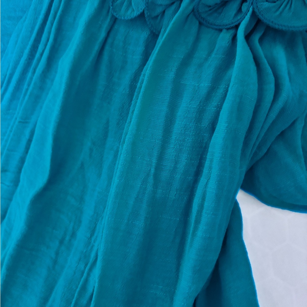 SHEIN Teal Blue Lightweight Dress - Picture 4 of 6